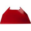 image30quot Ducted DuraSnow Stainless Steel Range Hood with Red Gloss Shell 8654RG30