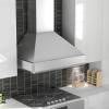 imageZ Line 59736 Z Line 900 CFM Wall Mount Range Hood 36quot Stainless Steel36 in