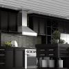 imageZ Line 59736 Z Line 900 CFM Wall Mount Range Hood 36quot Stainless Steel42 in