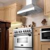 imageZ Line 59736 Z Line 900 CFM Wall Mount Range Hood 36quot Stainless Steel60 in