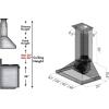 imageZ Line 8KBB36 760 CFM Wall Mount Range Hood with Black Finish 36quot42 in