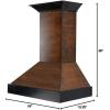 imageZLINE 30 in 400 CFM Designer Series Wooden Wall Mount Range Hood KBAR30
