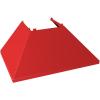 imageZLINE 30 in Ducted Satin Stainless Steel Wall Mount Range Hood with Red Matte Shell 8654RM30