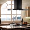 imageZLINE 30 in Island Mount Range Hood in Black Stainless Steel BSKE2iN30