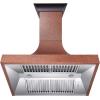 imageZLINE 30quot Designer Series HandHammered Copper Finish Wall Range Hood 8632H30
