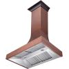 imageZLINE 30quot Designer Series HandHammered Copper Finish Wall Range Hood 8632H30