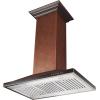 imageZLINE 36 in Designer Series Hand Hammered Copper Island Mount Range Hood 8GL2Hi36