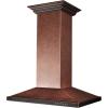 imageZLINE 36 in Designer Series Hand Hammered Copper Island Mount Range Hood 8GL2Hi36