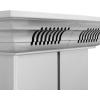 imageZLINE 36 in Island Mount Range Hood in Stainless Steel with Builtin CrownSound Bluetooth Speakers KE2iCRNBT36