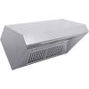 imageZLINE 36 in Satin Stainless Steel Convertible Vent Under Cabinet Range Hood 8685S36