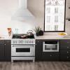 imageZLINE 36 in Satin Stainless Steel Wall Mount Range Hood 8654SN36