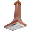 imageZLINE 36quot Designer Series Copper Finish Ducted Wall Range Hood 8632C36