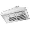 imageZLINE 46quot Ducted Island Mount Range Hood Insert in Stainless Steel 824i4634 in
