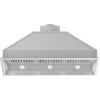 imageZLINE 46quot Ducted Island Mount Range Hood Insert in Stainless Steel 824i4640 in