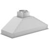 imageZLINE 46quot Ducted Island Mount Range Hood Insert in Stainless Steel 824i4646 in