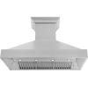 imageZLINE 48 in Satin Stainless Steel Wall Mount Range Hood 8654SN48