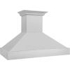imageZLINE 48 in Satin Stainless Steel Wall Mount Range Hood 8654SN48