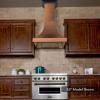 imageZLINE 48quot Designer Series HandHammered Copper Finish Ducted Wall Range Hood 8632H48