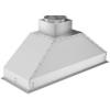 imageZLINE 46quot Ducted Island Mount Range Hood Insert in Stainless Steel 824i4634 in