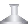 imageZLINE 48quot Professional Ducted Wall Mount Range Hood in Stainless Steel with Crown Molding 667CRN48