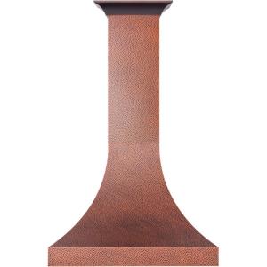 imageZLINE 30quot Designer Series HandHammered Copper Finish Wall Range Hood 8632H30