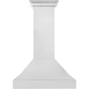 imageZLINE 36 in Satin Stainless Steel Wall Mount Range Hood 8654SN36