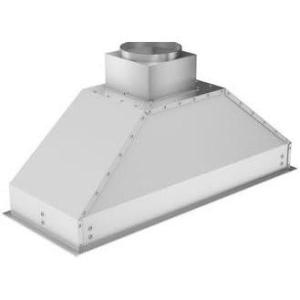 imageZLINE 46quot Ducted Island Mount Range Hood Insert in Stainless Steel 824i4634 in