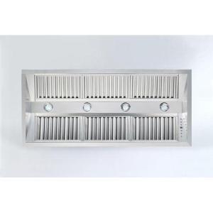 imageZLINE 46quot Ducted Island Mount Range Hood Insert in Stainless Steel 824i4646 in