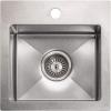 imageZLINE 15 in Donner Topmount Single Bowl Satin Stainless Steel Bar Kitchen Sink STS15S