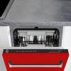 imageZLINE 18quot Tallac Series 3rd Rack Top Control Dishwasher in Red Matte with Stainless Steel Tub 51dBa DWVRM18
