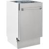 imageZLINE 18quot Tallac Series 3rd Rack Top Control Dishwasher in Stainless Steel and Traditonal Handle 51dBa DWV30418 304 Stainless Steel