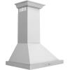 imageZLINE 24 in Convertible Vent Wall Mount Range Hood in Stainless Steel with Crown Molding KBCRN24
