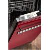 imageZLINE 24 in Top Control Dishwasher in Red Gloss 120Volt with Stainless Steel Tub and Modern Style Handle