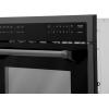 imageZLINE 24quot Builtin Convection Microwave Oven in Black Stainless Steel with Speed and Sensor Cooking