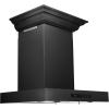 imageZLINE 24quot Convertible Vent Wall Mount Range Hood in Black Stainless Steel with Crown Molding BSKENCRN24