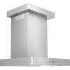 imageZLINE 24quot Convertible Vent Wall Mount Range Hood in Stainless Steel with Crown Molding KECRN24