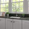 imageZLINE 24quot Rome Dual Mount Single Bowl Fireclay Kitchen Sink with Bottom Grid in White Matte FRC5123WM24