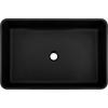 imageZLINE 24quot Siena Square Vessel Bath Sink in Matte Black SKQVSQMB24