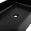 imageZLINE 24quot Siena Square Vessel Bath Sink in Matte Black SKQVSQMB24