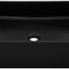 imageZLINE 24quot Siena Square Vessel Bath Sink in Matte Black SKQVSQMB24