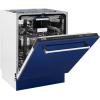 imageZLINE 24quot Tallac Series 3rd Rack Tall Tub Dishwasher in Blue Gloss with Stainless Steel Tub 51dBa DWVBG24