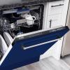 imageZLINE 24quot Tallac Series 3rd Rack Tall Tub Dishwasher in Blue Gloss with Stainless Steel Tub 51dBa DWVBG24