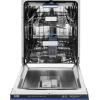 imageZLINE 24quot Tallac Series 3rd Rack Tall Tub Dishwasher in Blue Matte with Stainless Steel Tub 51dBa DWVBM24