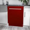 imageZLINE 24quot Tallac Series 3rd Rack Tall Tub Dishwasher in Red Gloss with Stainless Steel Tub 51dBa DWVRG24