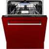 imageZLINE 24quot Tallac Series 3rd Rack Tall Tub Dishwasher in Red Gloss with Stainless Steel Tub 51dBa DWVRG24
