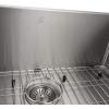 imageZLINE 27 in Meribel Undermount Single Bowl Stainless Steel Kitchen Sink with Bottom Grid SRS27