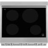 imageZLINE 30 in 40 cu ft Legacy Induction Range with 4 Element Cooktop and Electric Oven in Stainless Steel and Black Matte Door RAINDBLM30