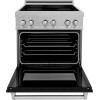 imageZLINE 30 in 40 cu ft Legacy Induction Range with 4 Element Cooktop and Electric Oven in Stainless Steel and Black Matte Door RAINDBLM30
