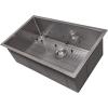 imageZLINE 30 in Meribel Undermount Single Bowl Satin Stainless Steel Kitchen Sink with Bottom Grid SRS30S