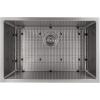 imageZLINE 30 in Meribel Undermount Single Bowl Stainless Steel Kitchen Sink with Bottom Grid SRS30